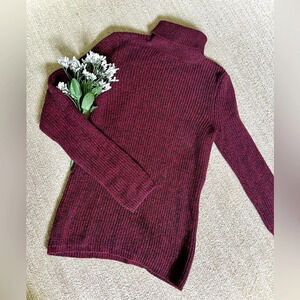 Chaps Classic Knit Turtleneck Sweater - Medium